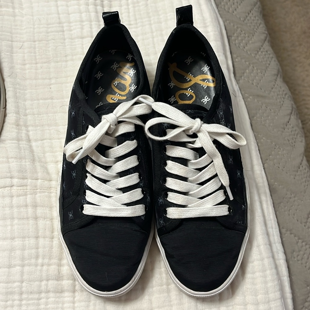 Sam Edelman sneakers 8 black mesh